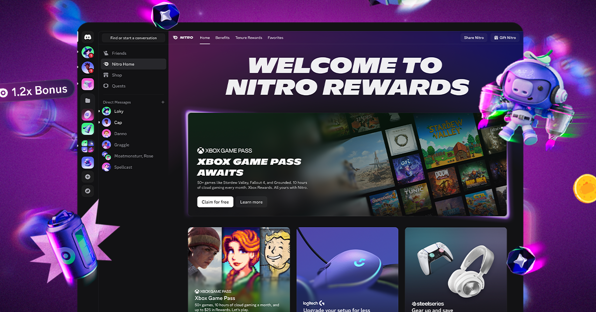Discord Nitro Kullanıcılarına Xbox Game Pass Müjdesi: Yeni 'Nitro Rewards' Dönemi