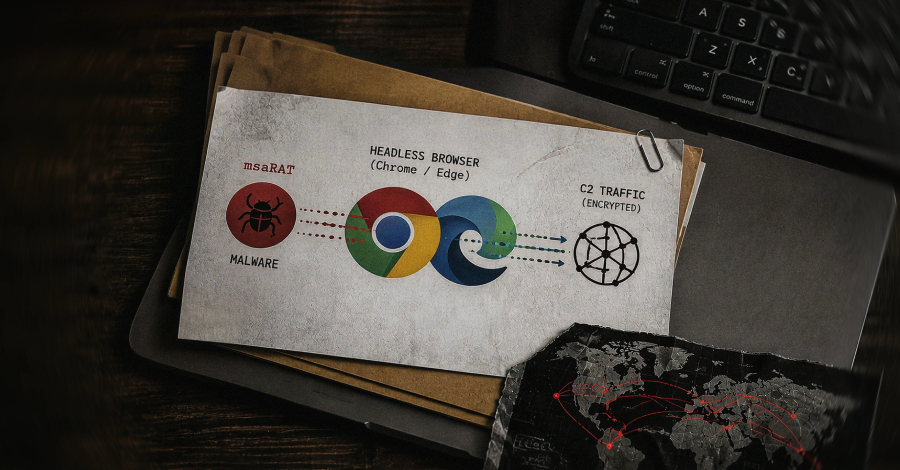 Chaos Ransomware: Sıfır Bağlantı Riski! msaRAT, C2 Trafiğini Tarayıcıyla Nasıl Gizliyor?