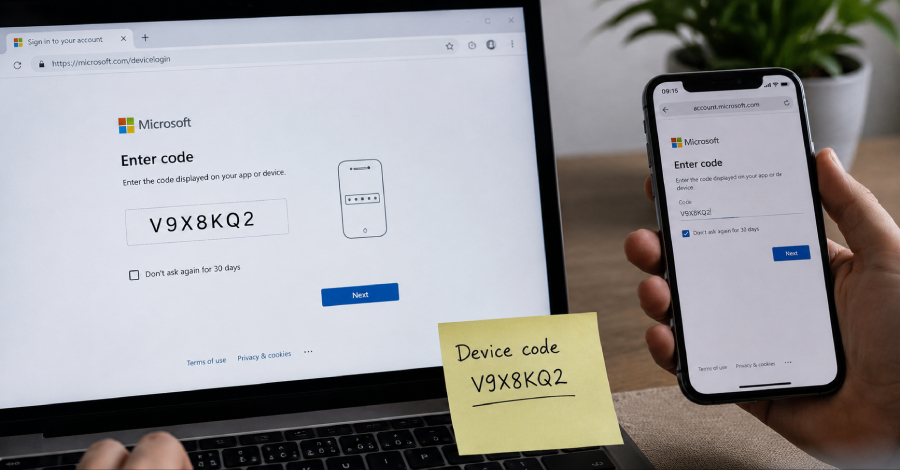 Microsoft 365 Hesaplarını Hedefleyen Cihaz Kodu Sahtekarlığı: Nasıl Korunabilirsiniz?
