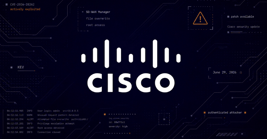 Cisco, Aktif Olarak Sömürülen SD-WAN Manager Güvenlik Açığına Yama Yayınladı