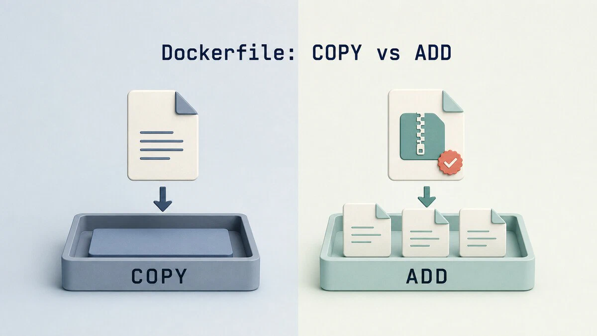 Dockerfile'da COPY ve ADD Komutları: Hangisini Kullanmalısınız?