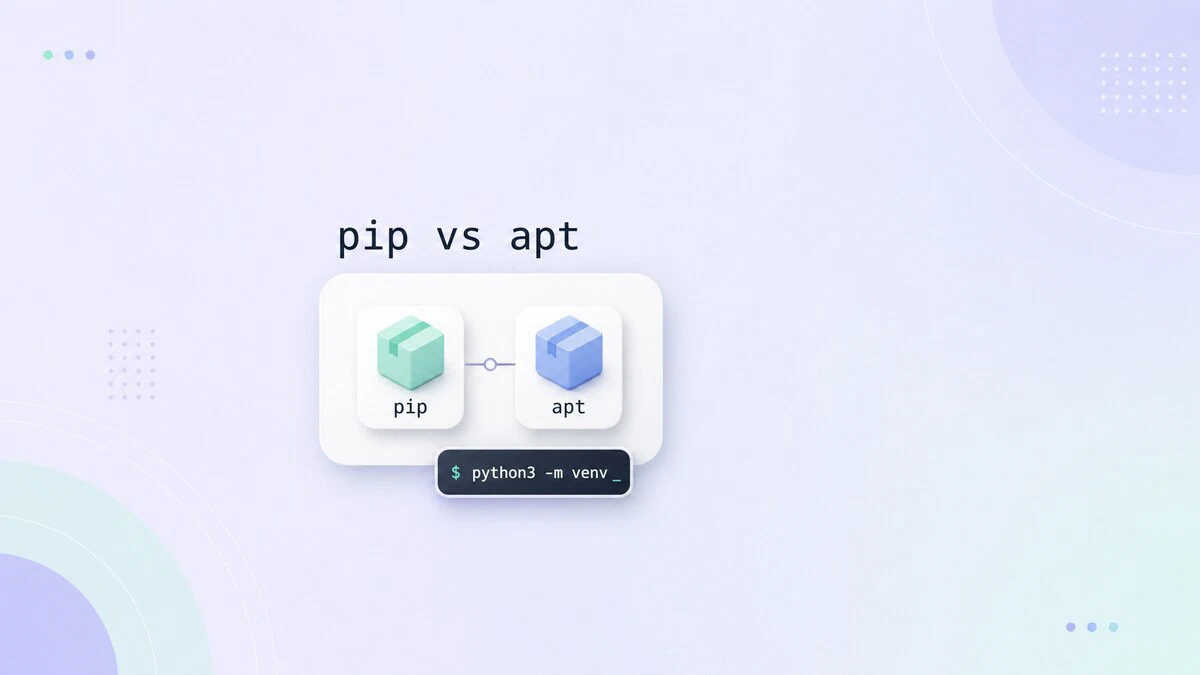 apt vs pip: Linux'te Python Paketleri Nasıl Yüklenir?