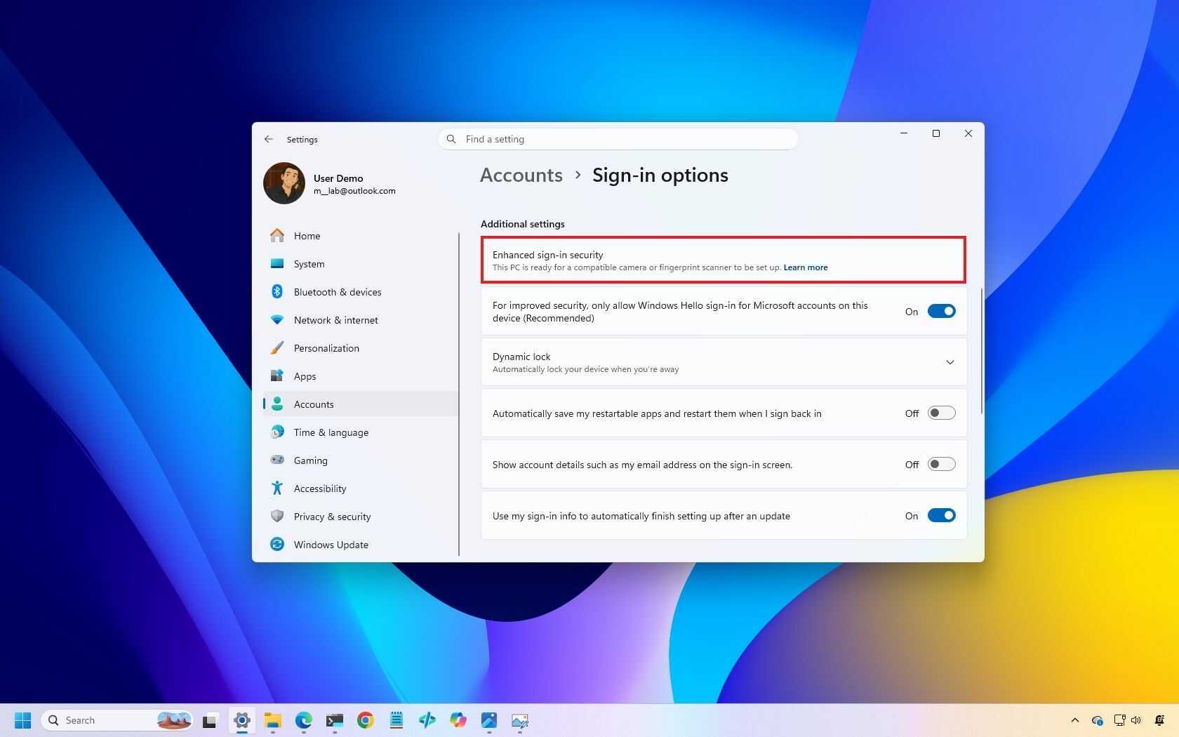 Windows Hello ESS ile Masaüstü Bilgisayarlarda Güvenli Parmak İziyle Oturum Açma Desteği