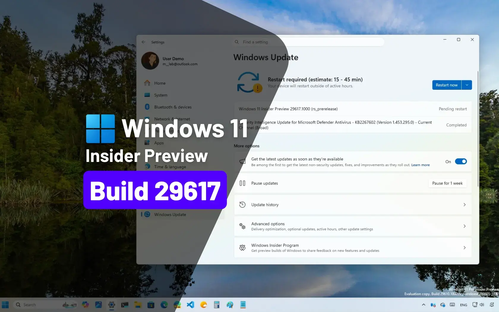 Windows 11 Build 29617'de Birleştirilmiş Güncellemeler ile Sistem Yeniden Başlatmalarının Azaltılması