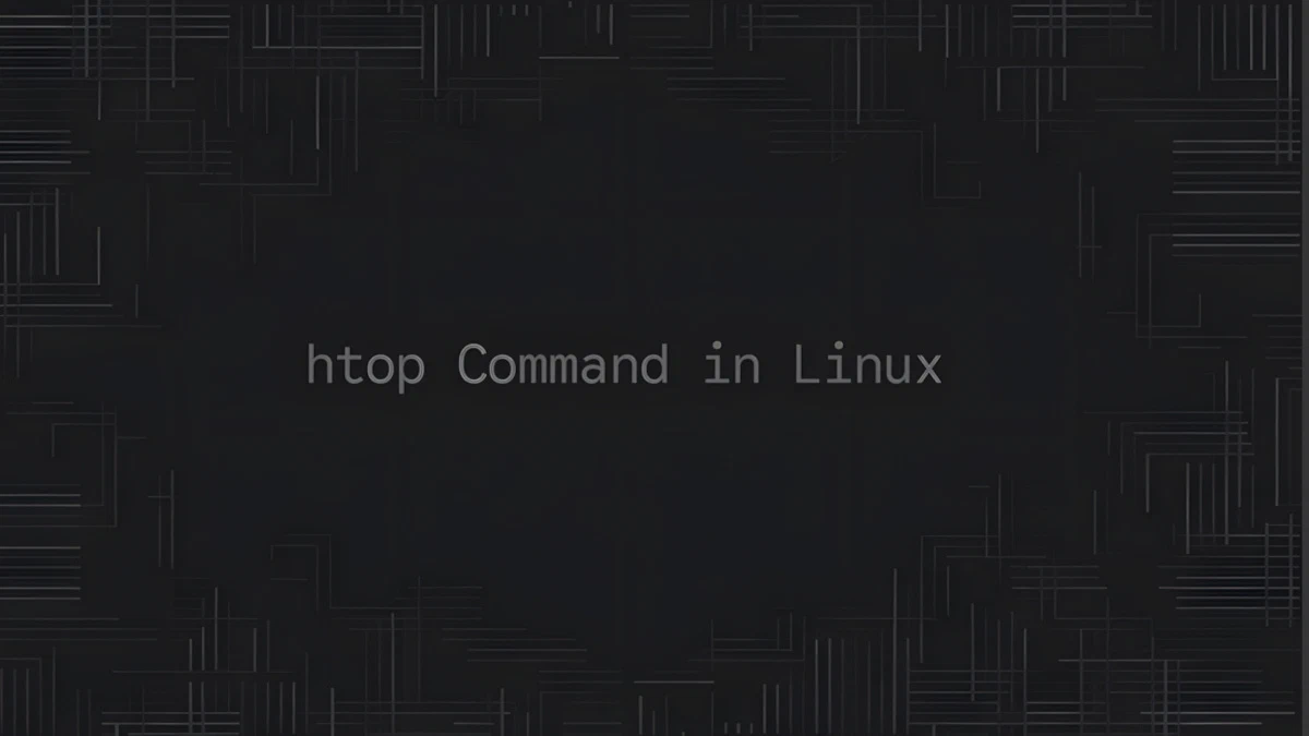 Linux Sistemlerinde htop ile İnteraktif Süreç İzleme ve Yönetimi