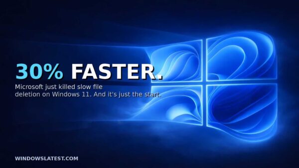Windows 11'de Toplu Dosya Silme Hızlarının %30'dan Fazla Artırılması