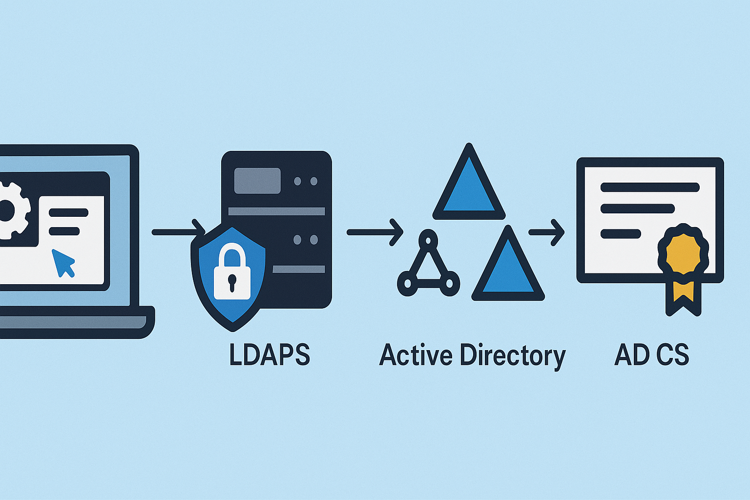 Active Directory Üzerinde LDAPS (LDAP over SSL) Yapılandırması