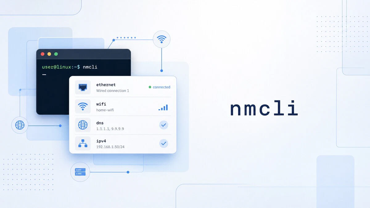 Linux Sistemlerde nmcli ile Ağ Yönetimi ve Yapılandırma Rehberi