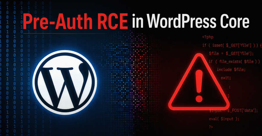 WordPress Core'da Kritik wp2shell Açığı: Yetkisiz RCE Saldırıları