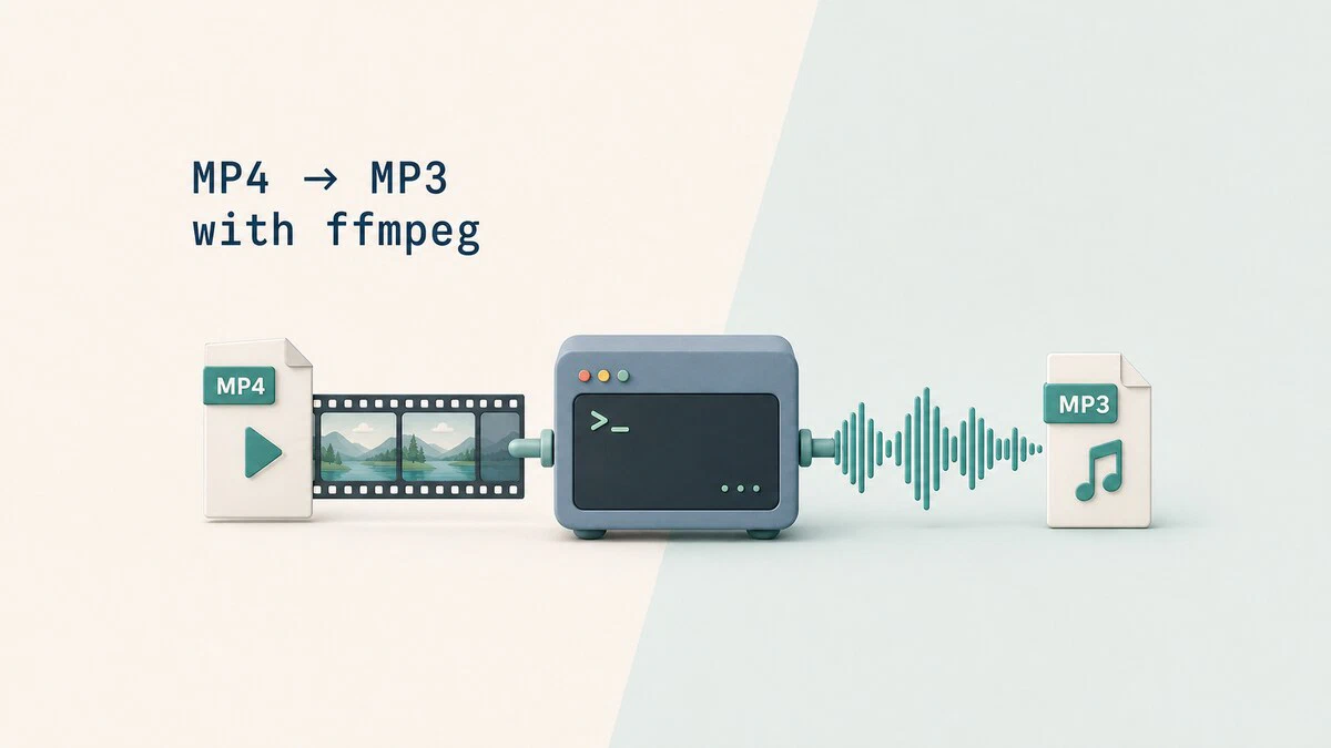 MP4 Dosyasından MP3'e ffmpeg ile Dönüştürme Rehberi