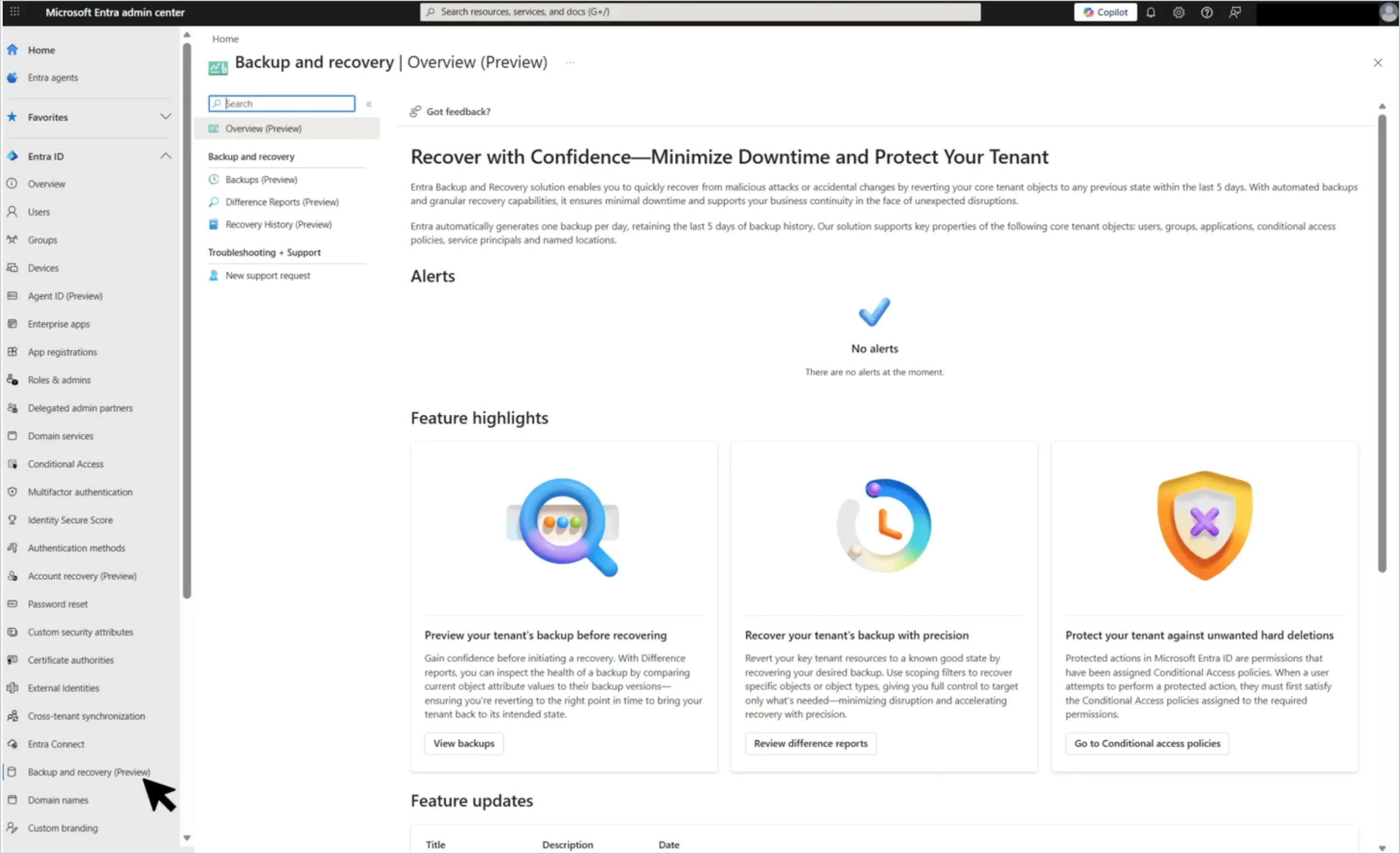 Microsoft Entra Mart 2026 Güncellemesi: Passkeys, Yedekleme ve Hibrit Güvenlik Değişiklikleri