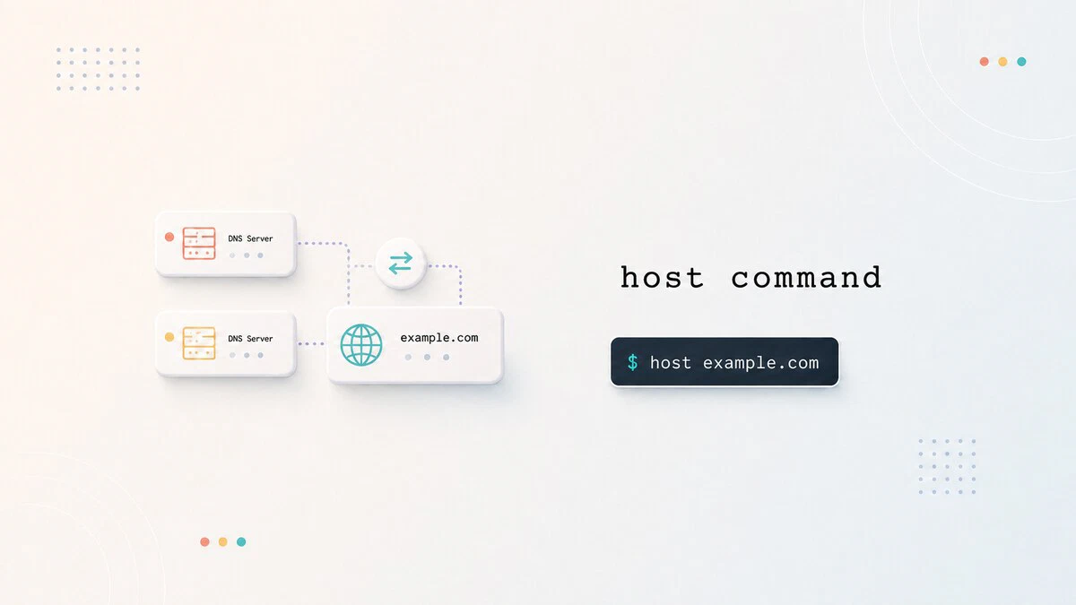 Linux'te 'host' Komutu: DNS Araması ve Kullanımı